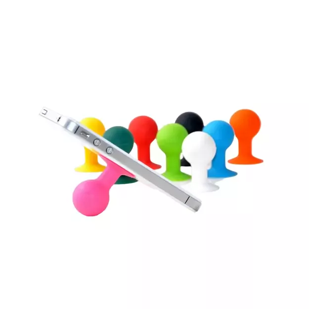 Phone holder with a round head - blue 7
