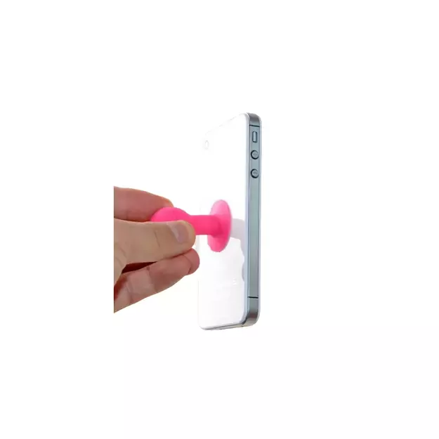 Phone holder with a round head - blue 9