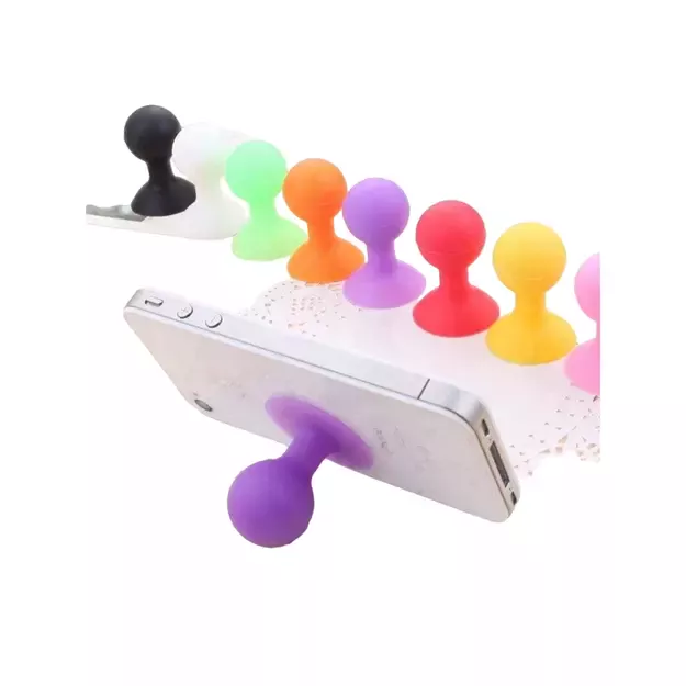 Phone holder with a round head - blue 5