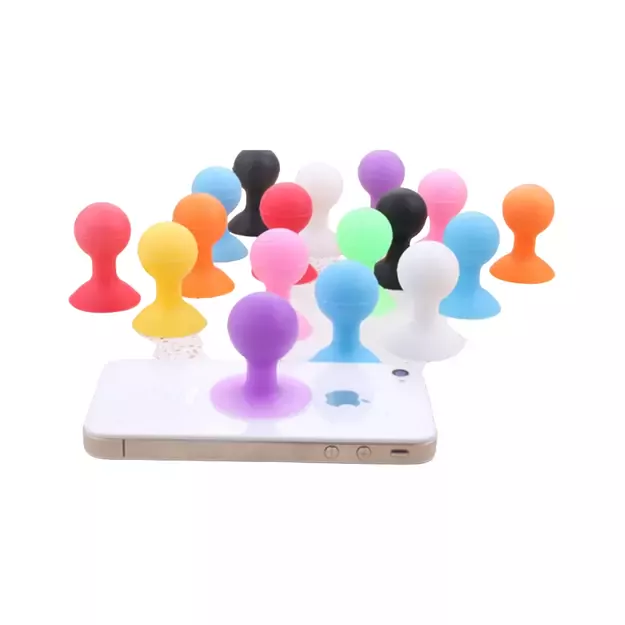 Phone holder with a round head - blue 2