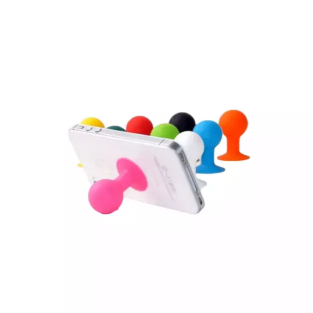 Phone holder with a round head - blue 4