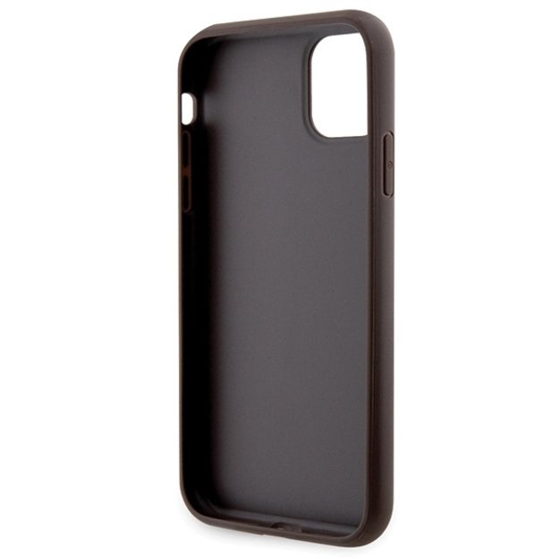 Guess GUHCN61P4TDSCPW Case for iPhone 11 / Xr - Brown Crossbody 4G Metal Logo 12