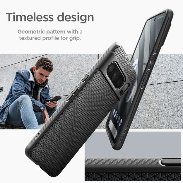 Spigen Liquid Air Case for Google Pixel 8 Pro - Matte Black 12