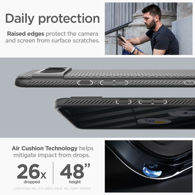 Spigen Liquid Air Case for Google Pixel 8 Pro - Matte Black 14