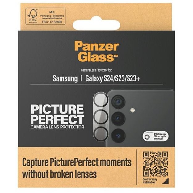 PanzerGlass Picture Perfect camera protection for Samsung Galaxy S24 / S23 / S23+ 3