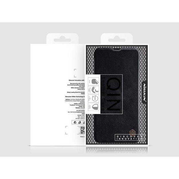 Nillkin Qin leather holster case for Samsung Galaxy A42 5G black 12