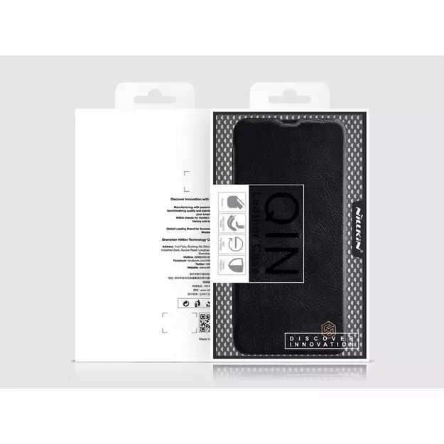 Nillkin Qin leather holster case for Samsung Galaxy A42 5G black 4