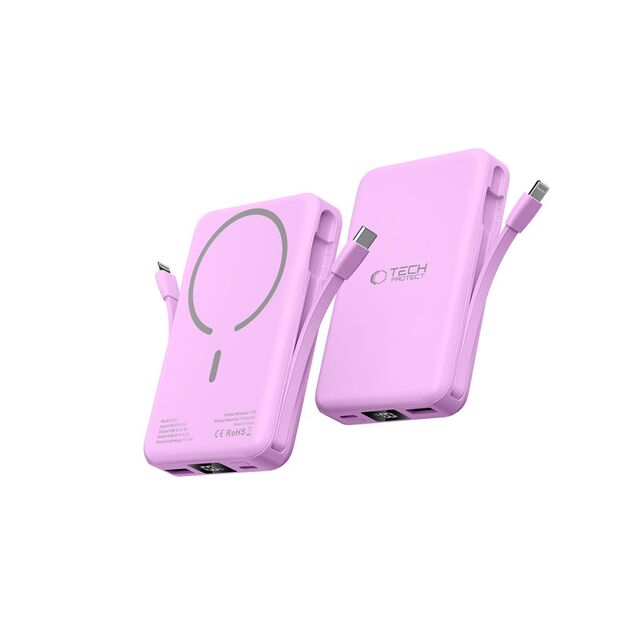 Tech-Protect PB31 MagSafe 10000mAH Power Bank - Purple 3