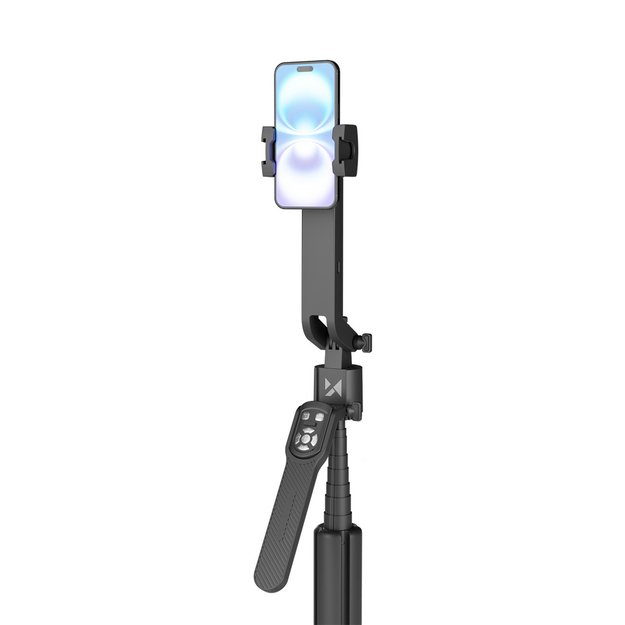 Wozinsky WST-360YS Selfie Stick with Tripod Function with 360° AI Auto Face Tracking Gesture Control - Black 23