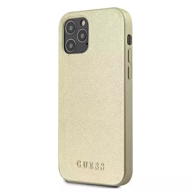 Guess GUHCP12LIGLGO iPhone 12 Pro Max 6.7&quot  gold/gold hardcase Iridescent 1