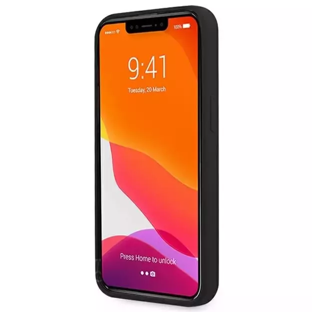 Etui BMW BMHCP13SSILBK iPhone 13 mini 5,4  czarny/black hardcase Silicone Signature 11