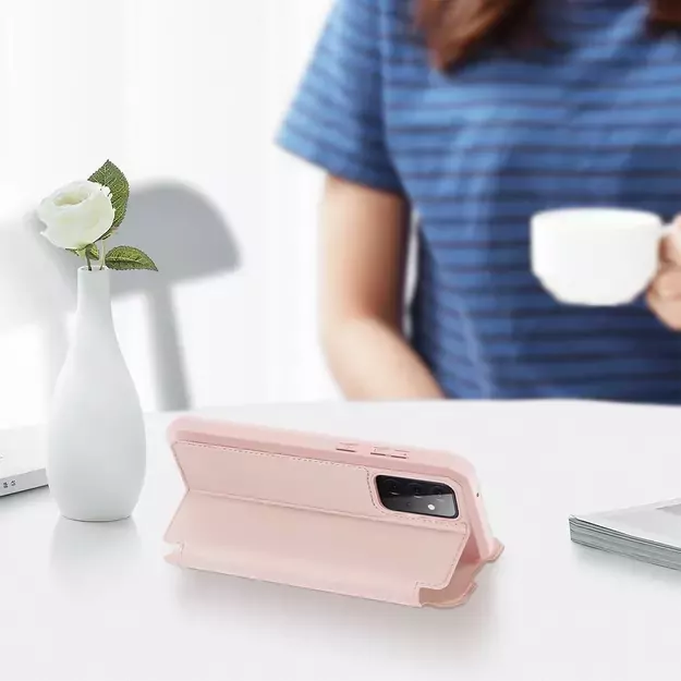 DUX DUCIS Skin X Bookcase type case for Samsung Galaxy A72 4G pink 5