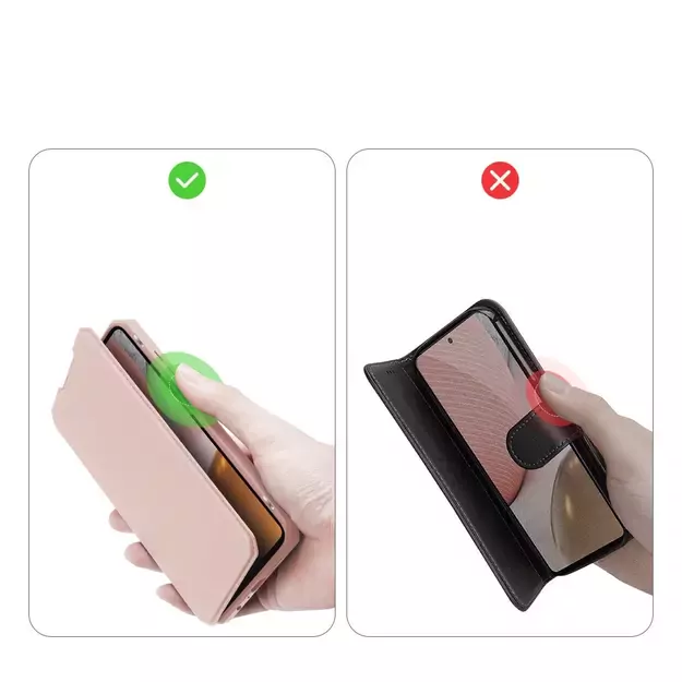 DUX DUCIS Skin X Bookcase type case for Samsung Galaxy A72 4G pink 9