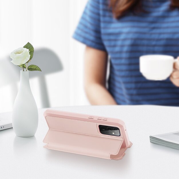 DUX DUCIS Skin X Bookcase type case for Samsung Galaxy A72 4G pink 15