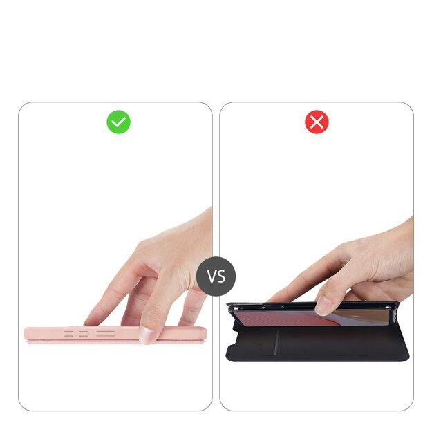 DUX DUCIS Skin X Bookcase type case for Samsung Galaxy A72 4G pink 19
