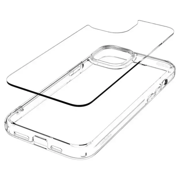 Spigen Crystal Hybrid iPhone 15 Plus Case - Clear 3