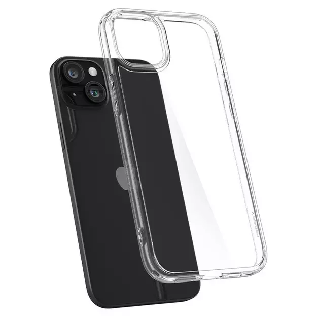 Spigen Crystal Hybrid iPhone 15 Plus Case - Clear 13