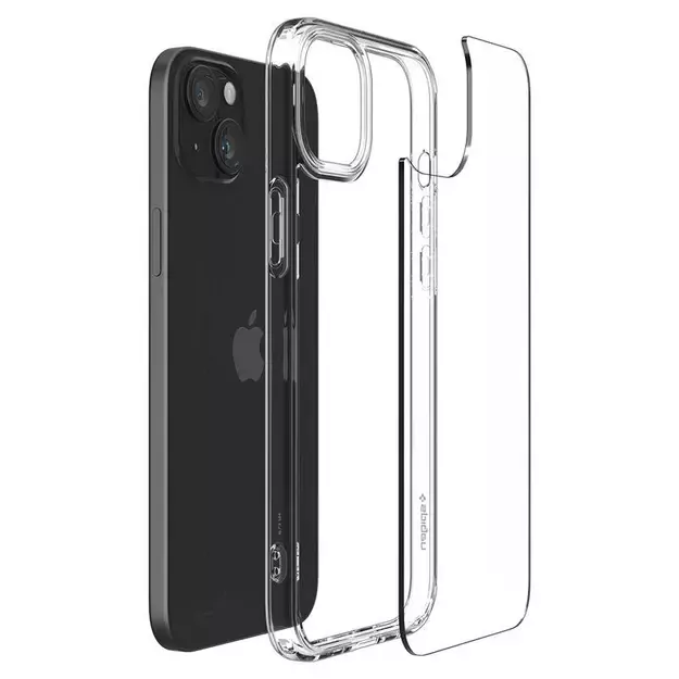 Spigen Crystal Hybrid iPhone 15 Plus Case - Clear 11
