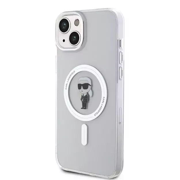 Karl Lagerfeld IML Ikonik MagSafe case for iPhone 15 Plus - transparent 1