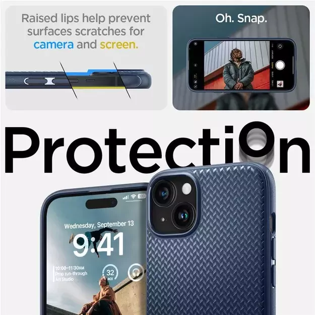 Spigen Mag Armor Case with MagSafe for iPhone 15 Plus - Blue 2