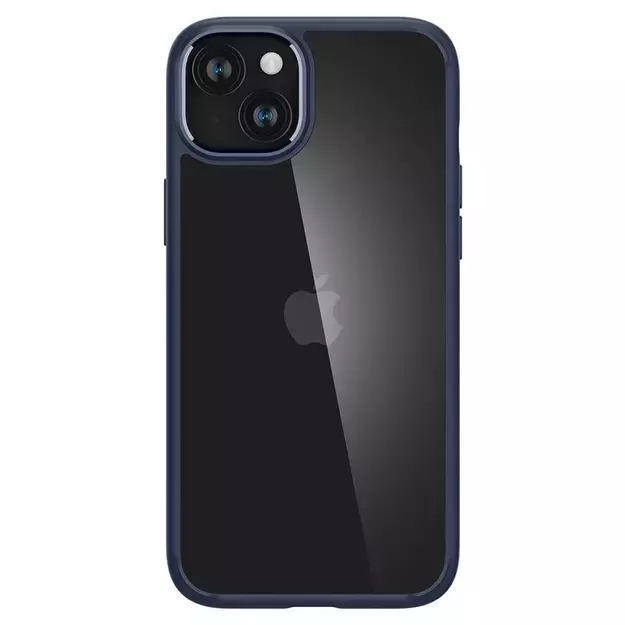 Spigen Crystal Hybrid iPhone 15 Plus Case - Clear Blue 8