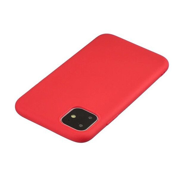Silicone Case Soft Flexible Rubber Cover for iPhone 11 Pro red 8
