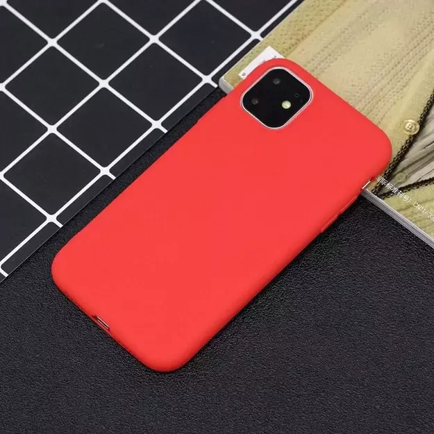 Silicone Case Soft Flexible Rubber Cover for iPhone 11 Pro red 4