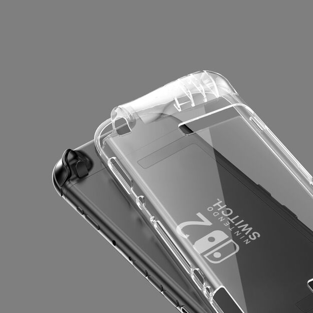 Tech-Protect FlexAir Case for Nintendo Switch 2 - Transparent 5