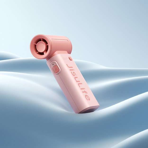 Jisulife Handheld Fan Life9 5000mAh Portable Mini Blower USB Fan - Pink 8