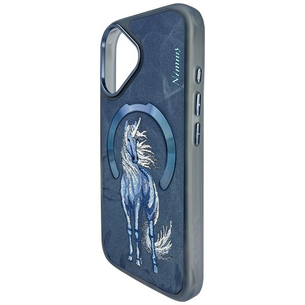 Nimmy Magnetic Fantasy Animal MagSafe Case for iPhone 16 - Blue 1