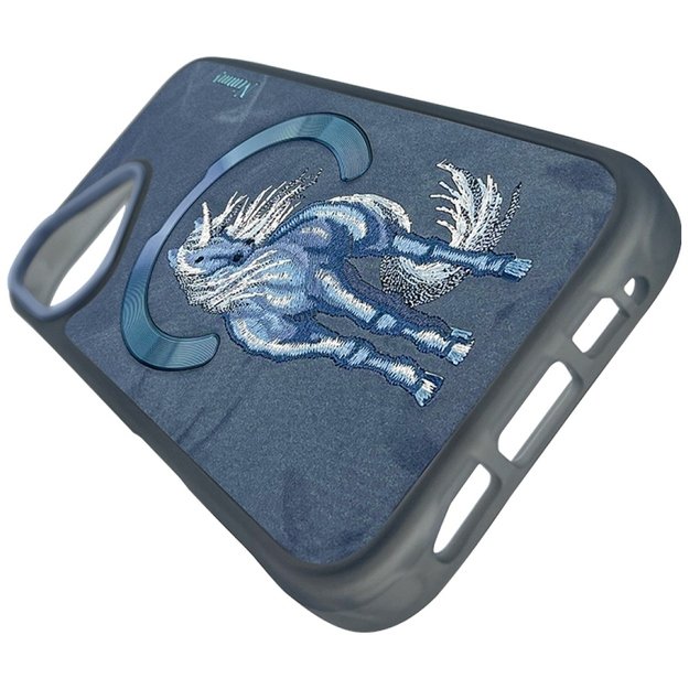 Nimmy Magnetic Fantasy Animal MagSafe Case for iPhone 16 - Blue 3