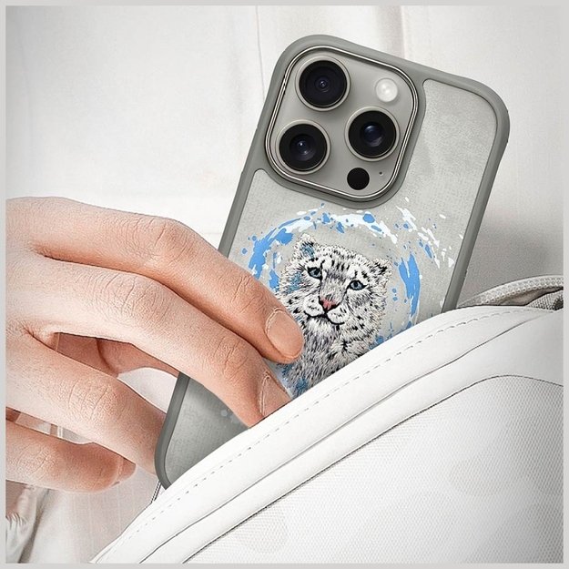 Nimmy Pantera MagSafe Case for iPhone 16 Pro - Gray 9