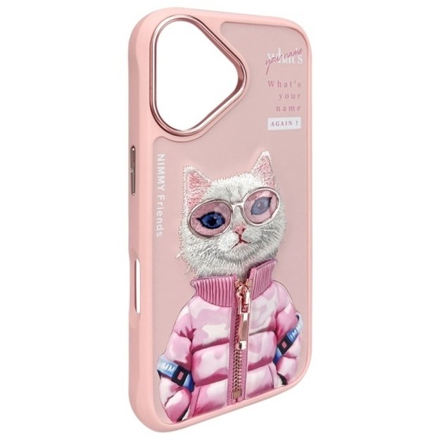 Nimmy Cool&amp Cute 2.0 Cat Case for iPhone 16 - Pink 3