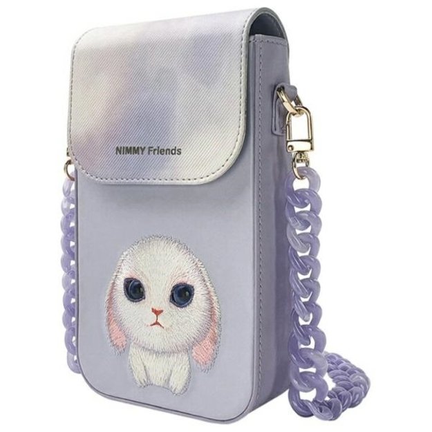 Nimmy Big Eyed Pet 2.0 Rabbit Phone Bag - Purple 1