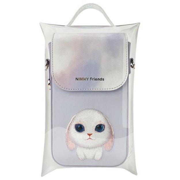 Nimmy Big Eyed Pet 2.0 Rabbit Phone Bag - Purple 8