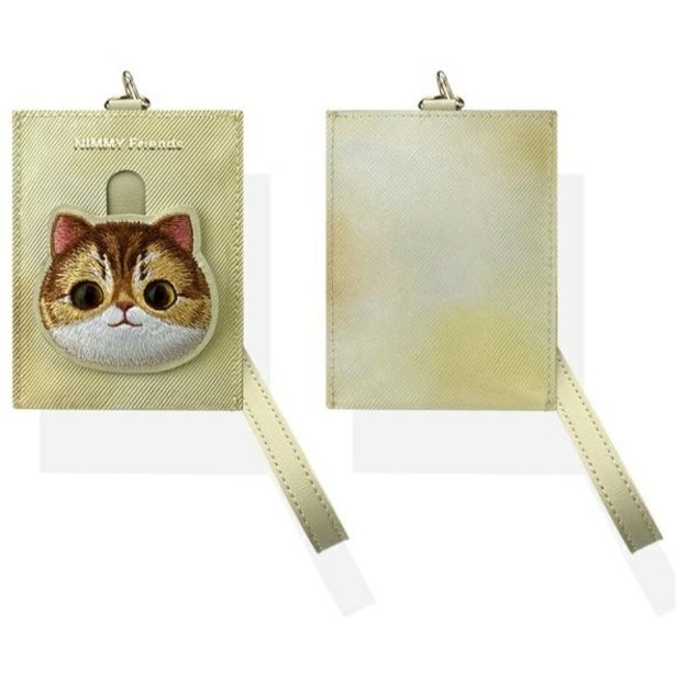 Nimmy Big Eyed Pet 2.0 Cat 3-in-1 Set: Phone Bag + Wallet + Tracker Case - Beige 7