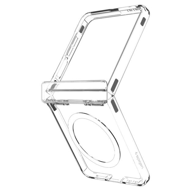 Spigen Ultra Hybrid Pro Mag MagSafe Case for Samsung Galaxy Z Flip 7 - Clear and White 4