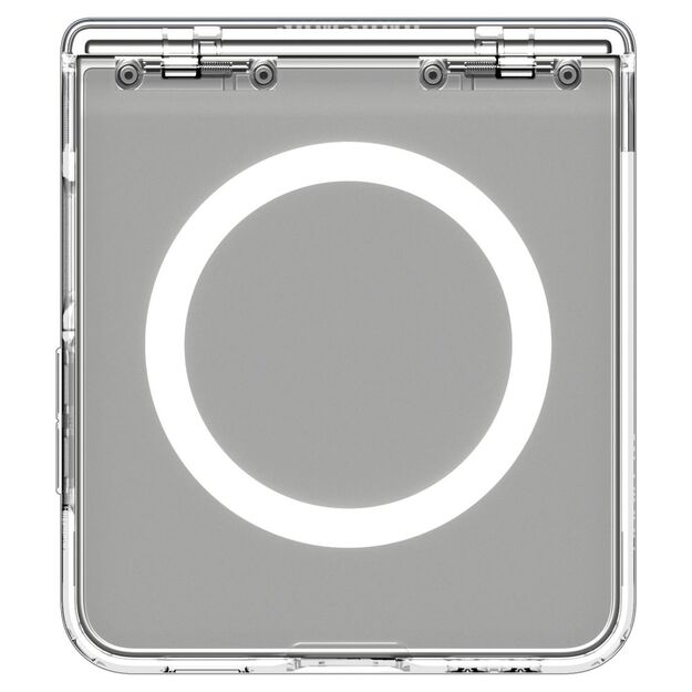 Spigen Ultra Hybrid Pro Mag MagSafe Case for Samsung Galaxy Z Flip 7 - Clear and White 9