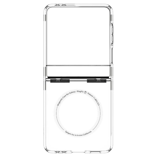 Spigen Ultra Hybrid Pro Mag MagSafe Case for Samsung Galaxy Z Flip 7 - Clear and White 6