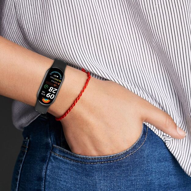 Tech-Protect IconBand Air Strap for Xiaomi Smart Band 8 / 9 / 10 / NFC - Green and Black 2