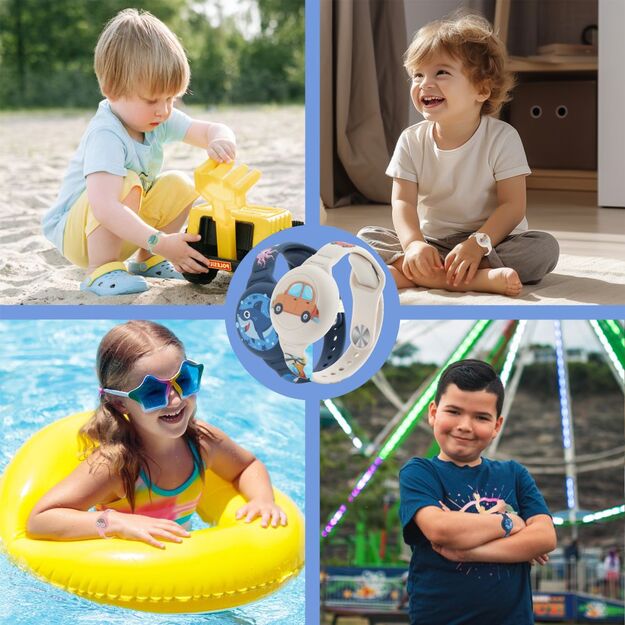 Tech-Protect Smooth 2-pack Case for Apple AirTag 1/2 for Kids - Multicolor 2