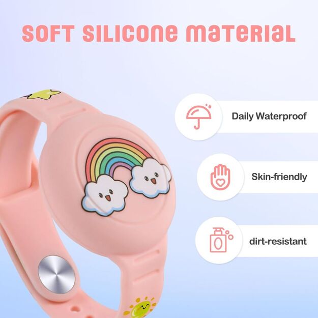 Tech-Protect Smooth 2-pack Case for Apple AirTag 1/2 for Kids - Multicolor 6