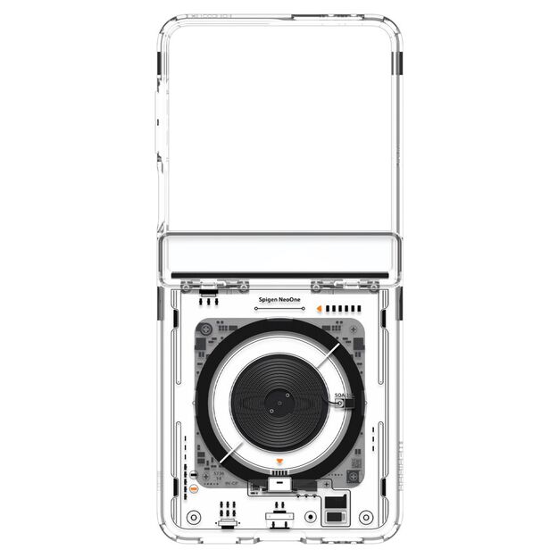 Spigen Ultra Hybrid Pro MagSafe Case for Samsung Galaxy Z Flip 7 Zero One - Transparent 5