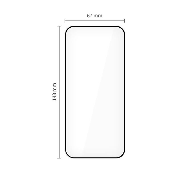 Tech-Protect Quick Set+ 2-pack tempered glass for iPhone 12 / 12 Pro - black 2