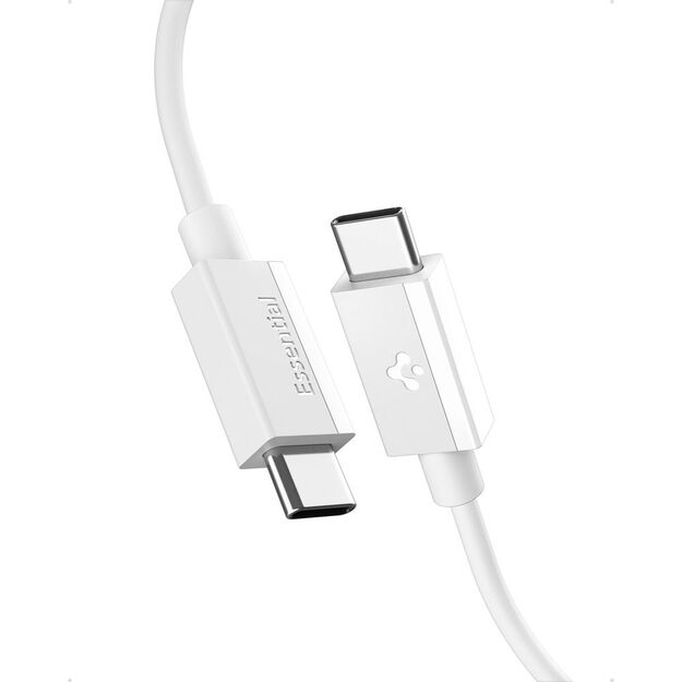 Spigen EB6010CC USB-C Cable 60W 100 cm - White 1
