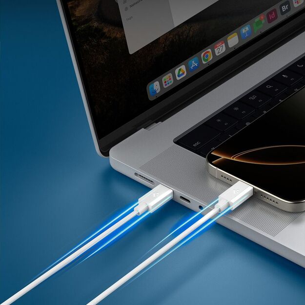 Spigen EB6010CC USB-C Cable 60W 100 cm - White 6