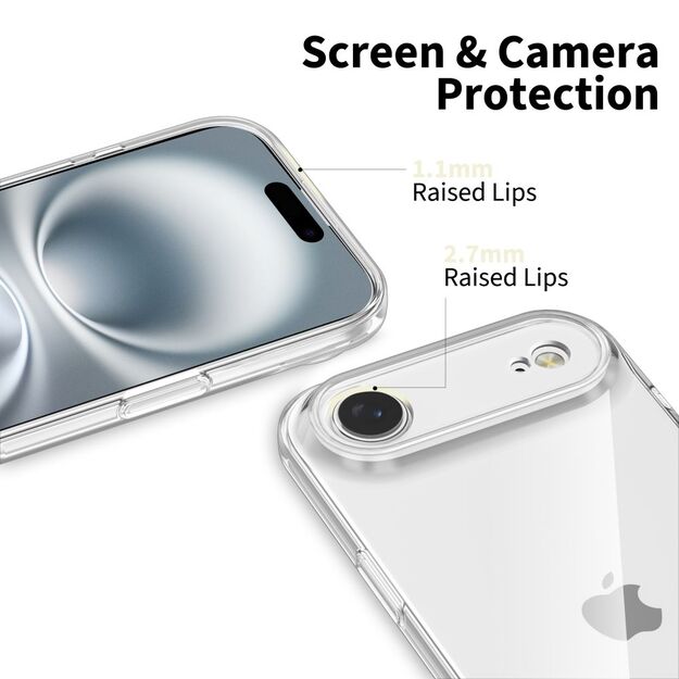 Tech-Protect FlexAir Case for iPhone 17 Air - Clear 1