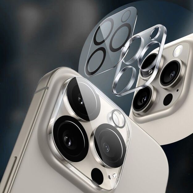 Tech-Protect Cam Fit+ Camera Cover for iPhone 17 Pro - Clear 8
