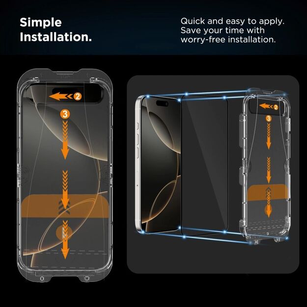 Tech-Protect Quick Set Spy+ Privacy Glass 2-pack for iPhone 13 / 13 Pro / 14 / 16e 5