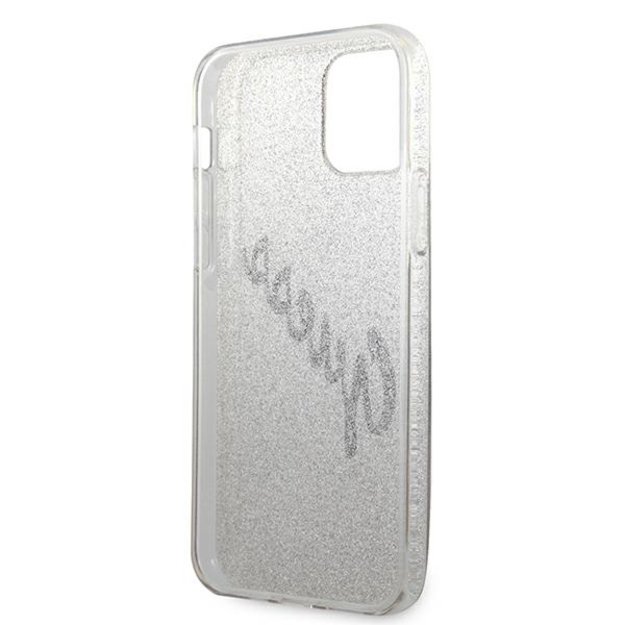Guess GUHCP12MPCUGLSGO iPhone 12/12 Pro 6.1&quot  gold/gold hardcase Glitter Gradient Script 6